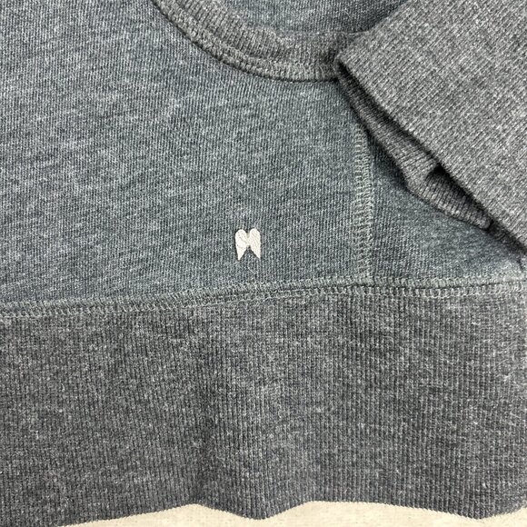 Victoria's Secret Womens Hoodie Size Sm Gray Full Zip Heart Sequin Long Sleeve - Picture 4 of 8